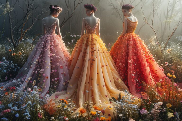Évasion florale : explorez les tendances 2024 des robes fleuries
