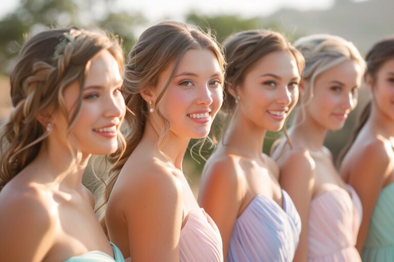 Des teintes parfaites pour des demoiselles d&rsquo;honneur éblouissantes