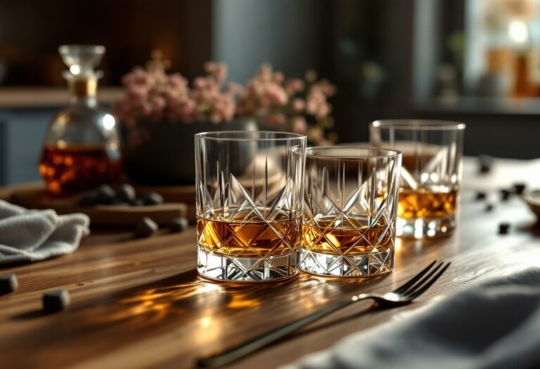 Entre tradition et modernité : les verres à whisky qui subjuguent votre table de cuisine