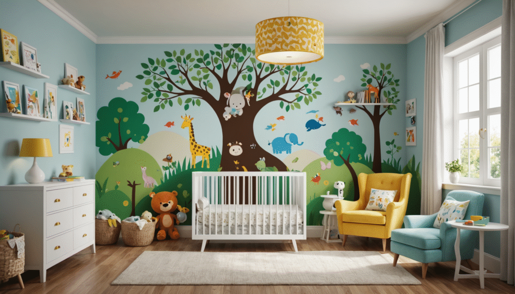 Bébé maman décoration : 7 idées tendance pour personnaliser la chambre bébé en 2025