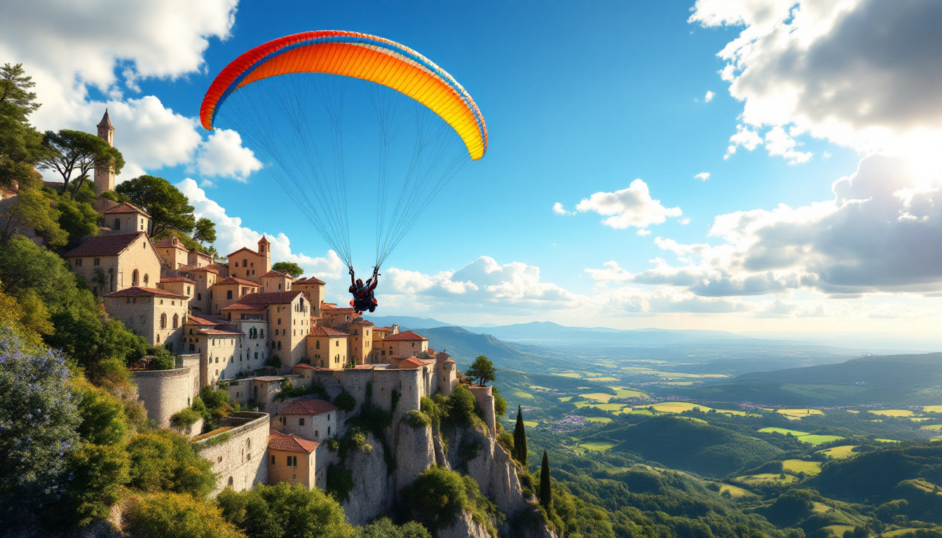 découvrez les sensations uniques du parapente à gourdon : survolez des paysages spectaculaires entre ciel et montagne, encadré par des professionnels expérimentés. une aventure inoubliable au cœur de la côte d’azur !