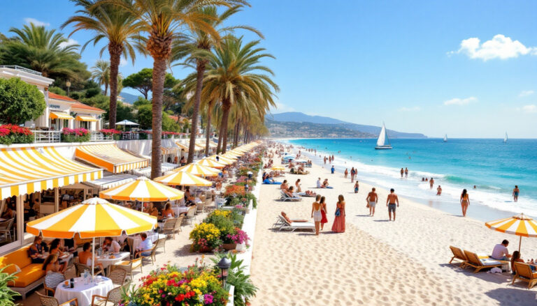 découvrez les restaurants de plage incontournables à juan-les-pins : cuisine raffinée, ambiance détendue et vue imprenable sur la méditerranée. profitez des meilleures adresses pour un moment gourmand les pieds dans le sable !