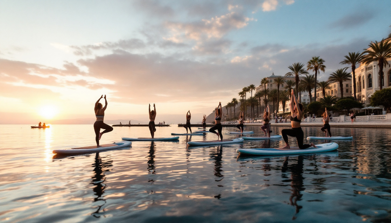 découvrez où pratiquer le yoga paddle sur la promenade des anglais à nice : adresses, conseils et meilleures plages pour une séance de yoga sur l’eau inoubliable.
