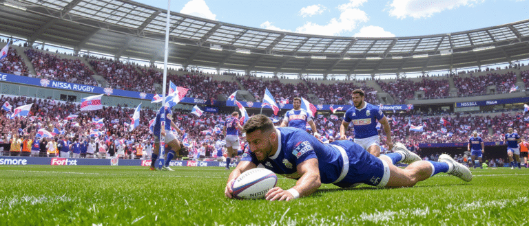 nissa rugby s'impose brillamment à niort et confirme sa domination au sommet du classement. découvrez les moments forts de cette victoire décisive et l'ascension irrésistible du club azuréen.