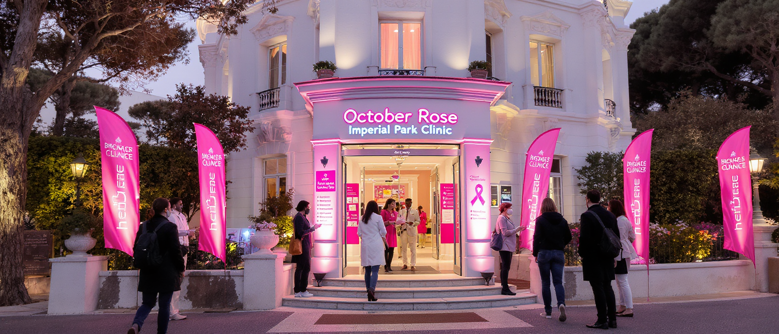 à l’occasion d’octobre rose, la clinique du parc impérial à nice s’engage activement pour sensibiliser au dépistage précoce du cancer du sein, à travers des actions et des événements dédiés à la prévention et à l’information.