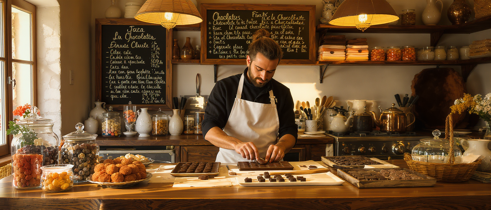 découvrez l'histoire inspirante de pascal lac, maître chocolatier depuis 30 ans, qui partage sa passion inépuisable pour le chocolat artisanal et l'innovation gourmande.