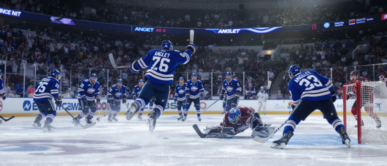 découvrez le match palpitant où anglet s'impose brillamment contre les aigles de nice en hockey. revivez les moments forts et les performances clés de cette victoire mémorable.