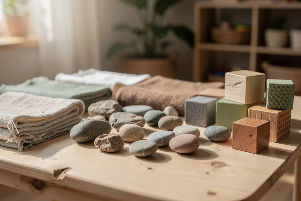 Tableaux d’activités Montessori : l’éveil par le jeu sensoriel