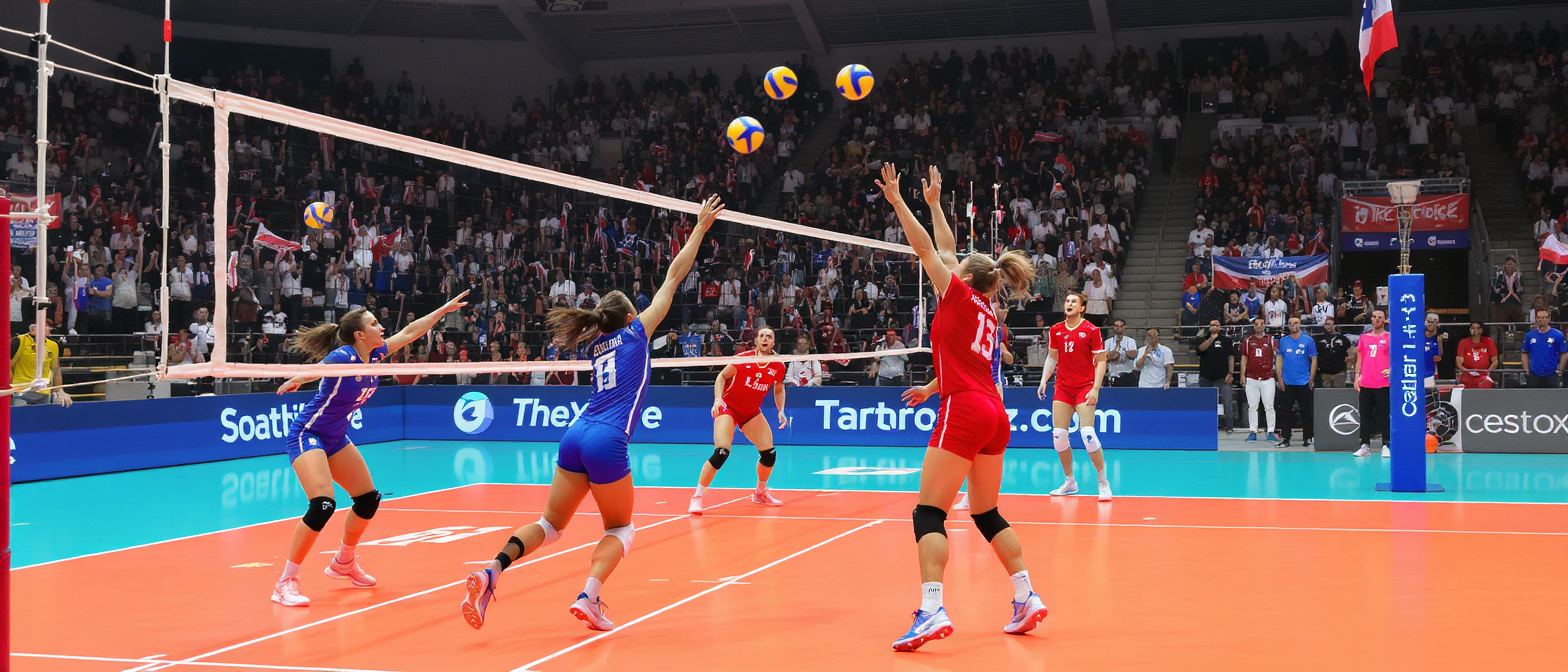revivez le triomphe de nice volley-ball face à son éternel rival poitiers dans un match palpitant entre deux grandes équipes françaises.
