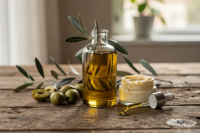 L&rsquo;huile d&rsquo;olive dans les cosmétiques : bienfaits pour la peau