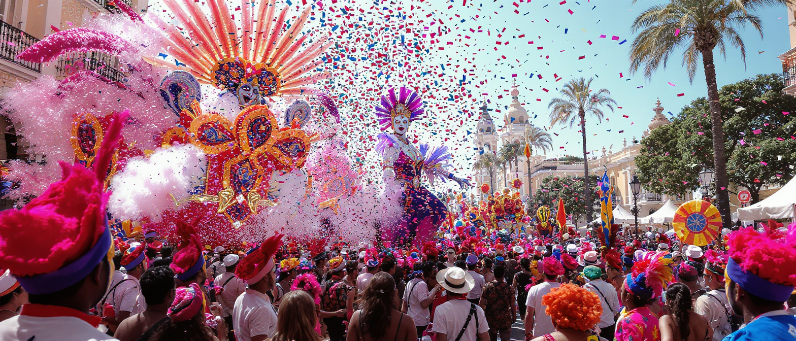 découvrez le carnaval de nice, une fête haute en couleurs avec des confettis, des rires contagieux et une ambiance festive unique qui enchante petits et grands.