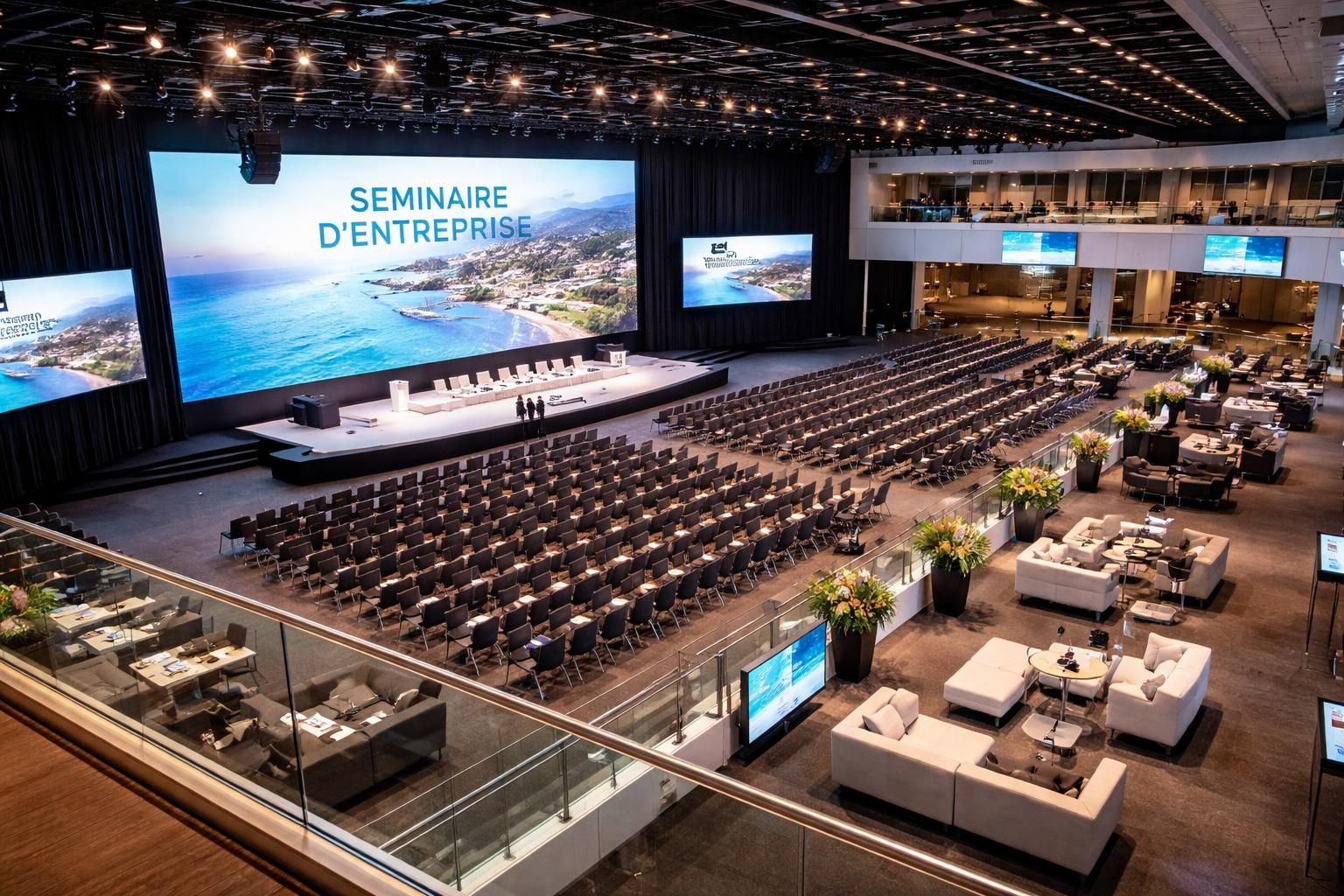 découvrez les locations premium du palais des festivals à cannes, idéales pour organiser vos séminaires d'entreprise dans un cadre exceptionnel et professionnel.