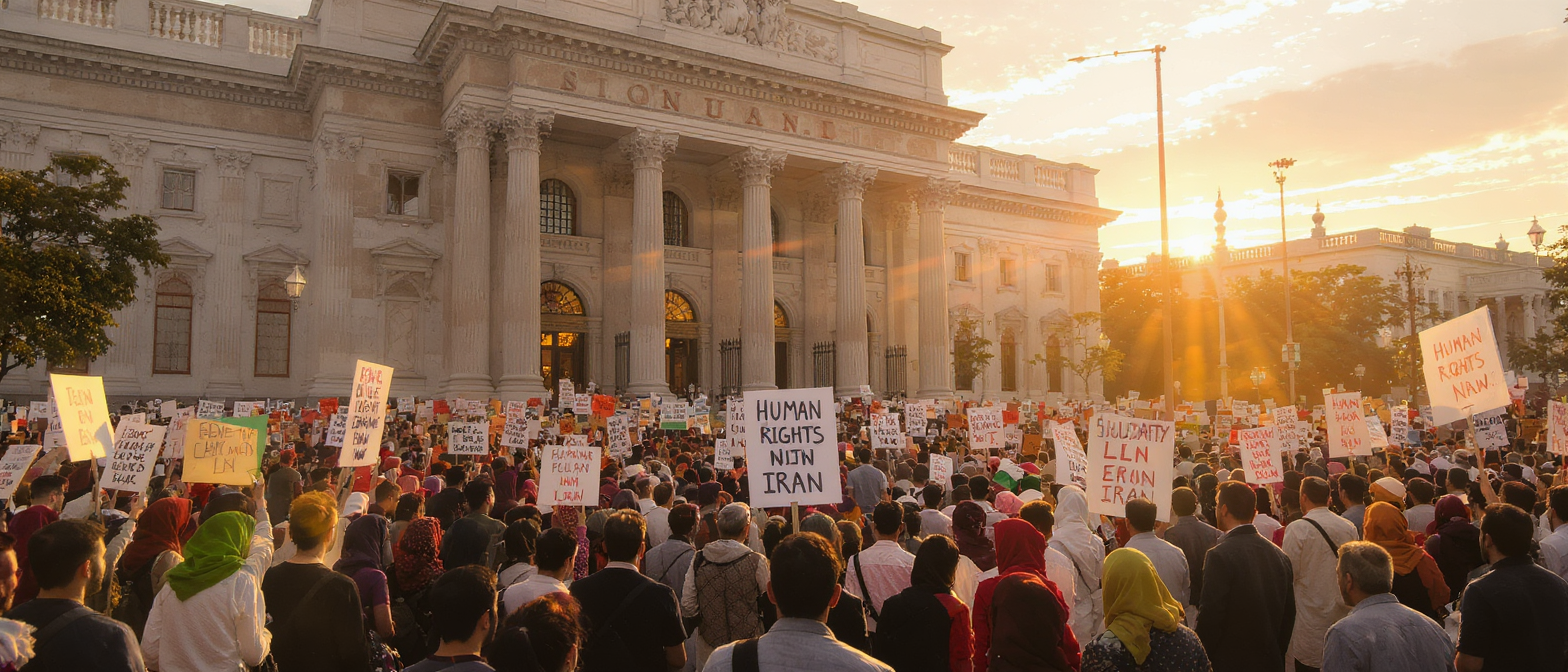 à 18h30, les habitants de nice sont invités à se rassembler devant la mairie pour exprimer leur soutien au peuple iranien et montrer leur solidarité face à la situation actuelle.