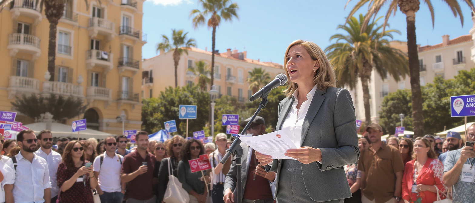 découvrez la candidature indépendante de juliette chesnel-le roux pour les municipales 2026 à nice, qui annonce une liste en solo sans alliance politique.