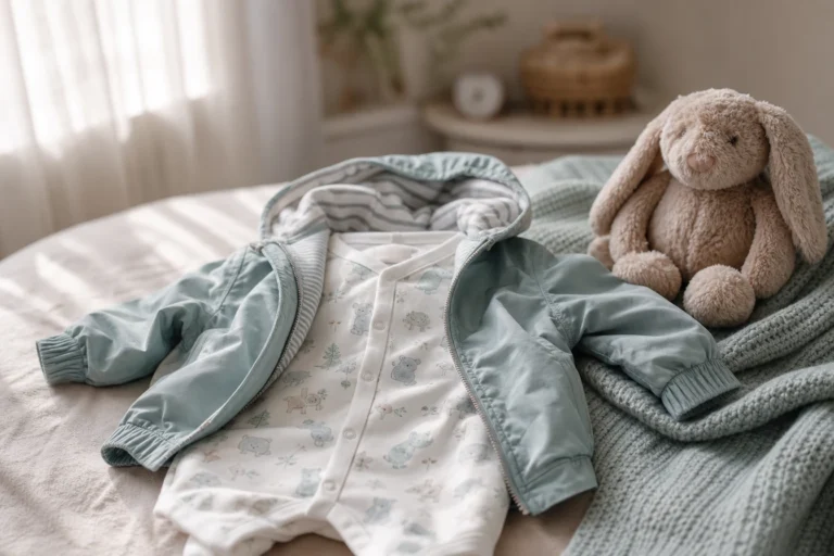 Du matériel pratique et tendance : nos coups de cœur en combinaison bébé
