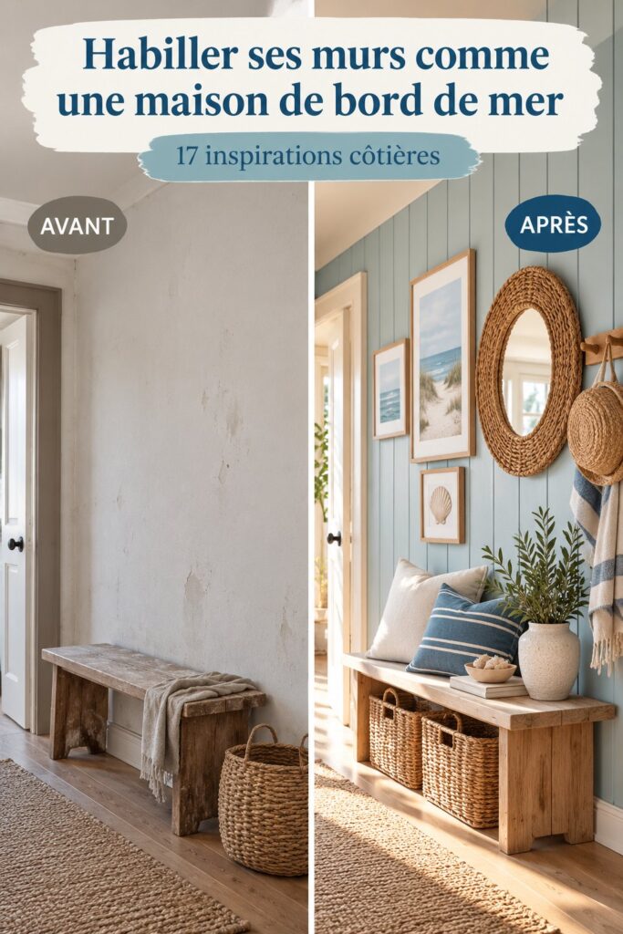 Habiller ses murs comme une maison de bord de mer
