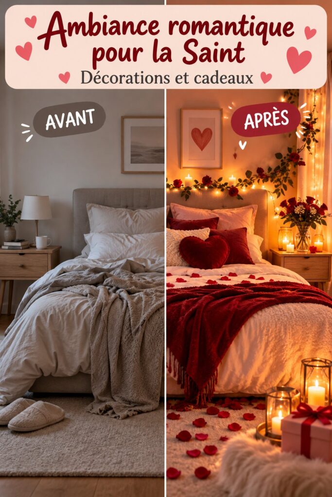 Ambiance romantique pour la Saint-Valentin en 2026